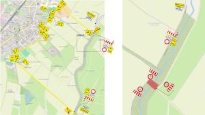 Sperrung zwischen Wöllstadt und Ilbenstadt