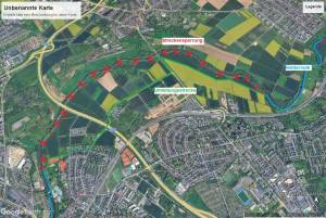 Vollsperrung vom Freibad Eschersheim bis zum Berkersheimer Weg